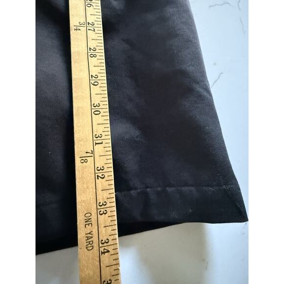 Joseph & Lyman Black Trench Coat Removable Wool Liner Collar Size M Casual City - Picture 9 of 16